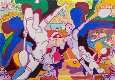 View full screen - View 1 of Lot 393. Le Tennis.