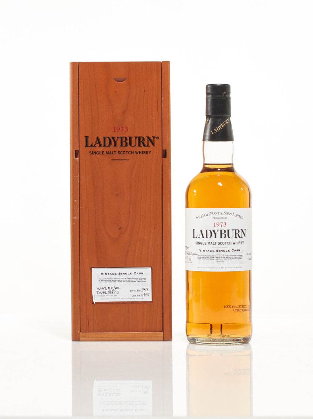 View full screen - View 1 of Lot 27. Ladyburn Vintage Single Cask 27 Year Old 50.4 abv 1973 (1 BT75cl).