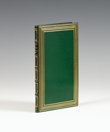 View full screen - View 1 of Lot 144. MUSSET. L'Habit vert. 1849. Maroquin vert de Mercier. Édition originale de l'une des plus rares pièces de l'auteur.