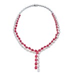 Ruby and Diamond Necklace | Michael Youssoufian | 紅寶石 配 鑽石 項鏈