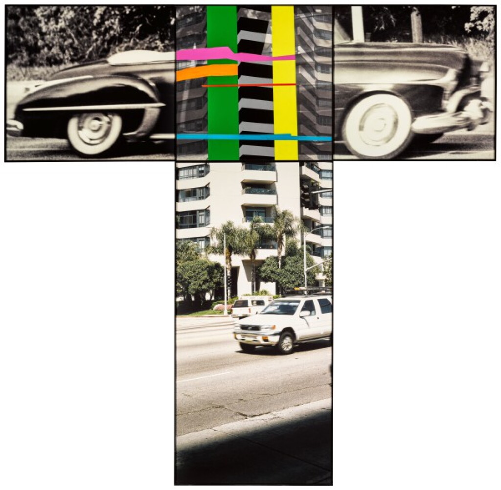 View full screen - View 1 of Lot 30. Intersection Series: Automobile / High Rise Building.