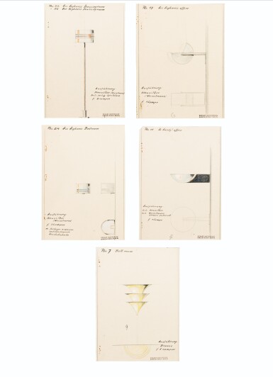 View full screen - View 1 of Lot 16. Cinq Dessins.