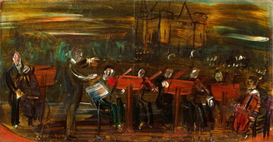 View full screen - View 1 of Lot 254. L’orchestre au crépuscule.