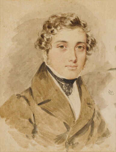 View full screen - View 1 of Lot 305. Portrait of a Young Gentleman.