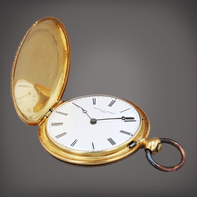 View full screen - View 1 of Lot 492. Montre de poche en or jaune | Yellow gold pocket watch Vers 1860 | Circa 1860.