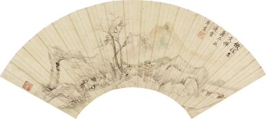 View full screen - View 1 of Lot 6044. 惲壽平 仿徐幼文|Yun Shouping, Landscape after Xu Youwen.