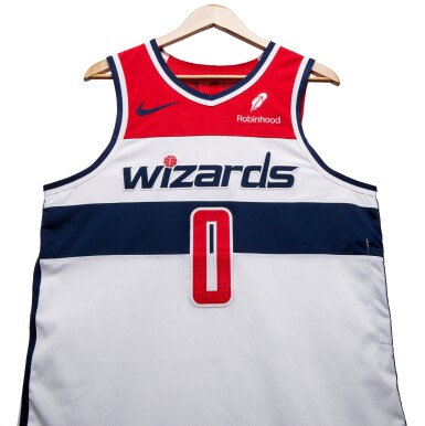 View full screen - View 1 of Lot 169. Bilal Coulibaly Washington Wizards 2023-2024 Game Worn Association Edition Jersey.