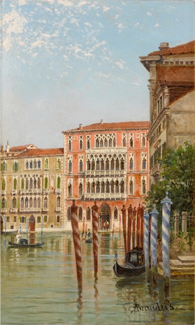 View full screen - View 1 of Lot 214. Palazzo Ca' Foscari, Venice.