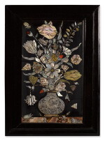 A Dutch Mother-of-Pearl and Penwork Panel, Second Half 17th Century, by Dirck van Rijswijck