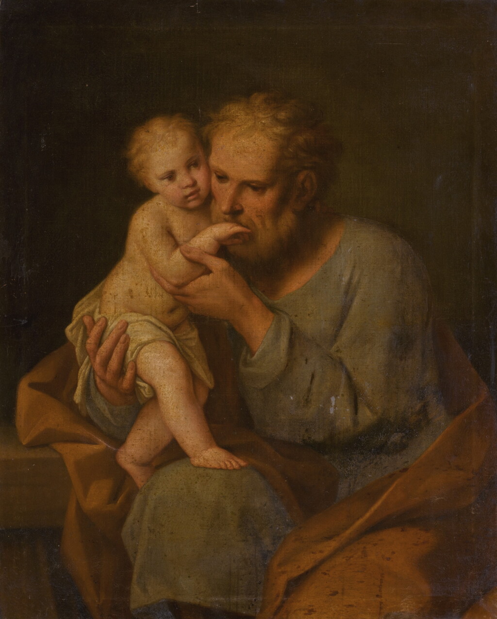 View full screen - View 1 of Lot 118. MARCANTONIO FRANCESCHINI | Saint Joseph with the Christ Child.