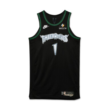 View full screen - View 1 of Lot 34. Terrence Shannon Jr. Minnesota Timberwolves 2025-2026 Game Worn Classic Edition Jersey.