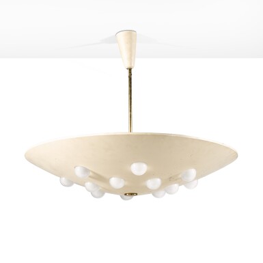 View full screen - View 1 of Lot 13. Ceiling light, circa 1950.