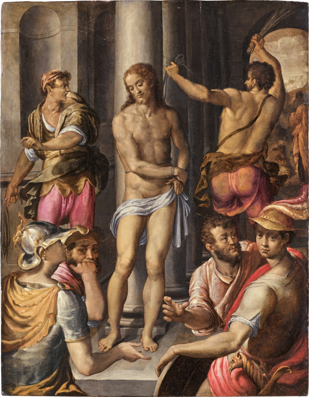 View full screen - View 1 of Lot 316. Christ at the column.
