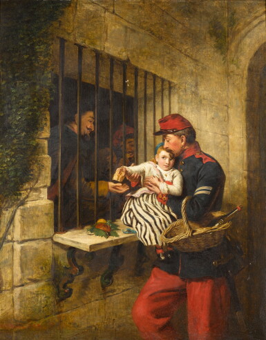 View full screen - View 1 of Lot 104. Interior of Marseilles Prison, a Scene from Little Dorrit.