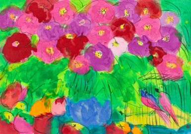 View full screen - View 1 of Lot 2002. Walasse Ting 丁雄泉 | Still life 靜物.