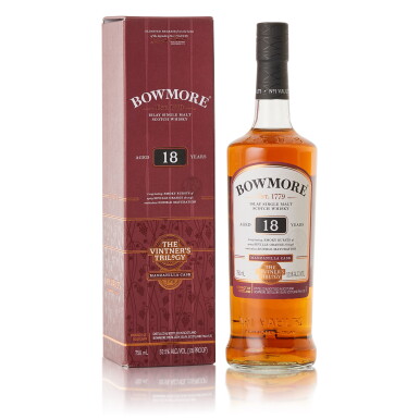 View full screen - View 1 of Lot 9558. Bowmore 18 Year Old Manzanilla Cask 52.5 abv NV (1 BT75).