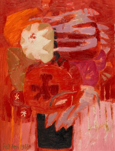 View full screen - View 1 of Lot 57. Red Flowers.