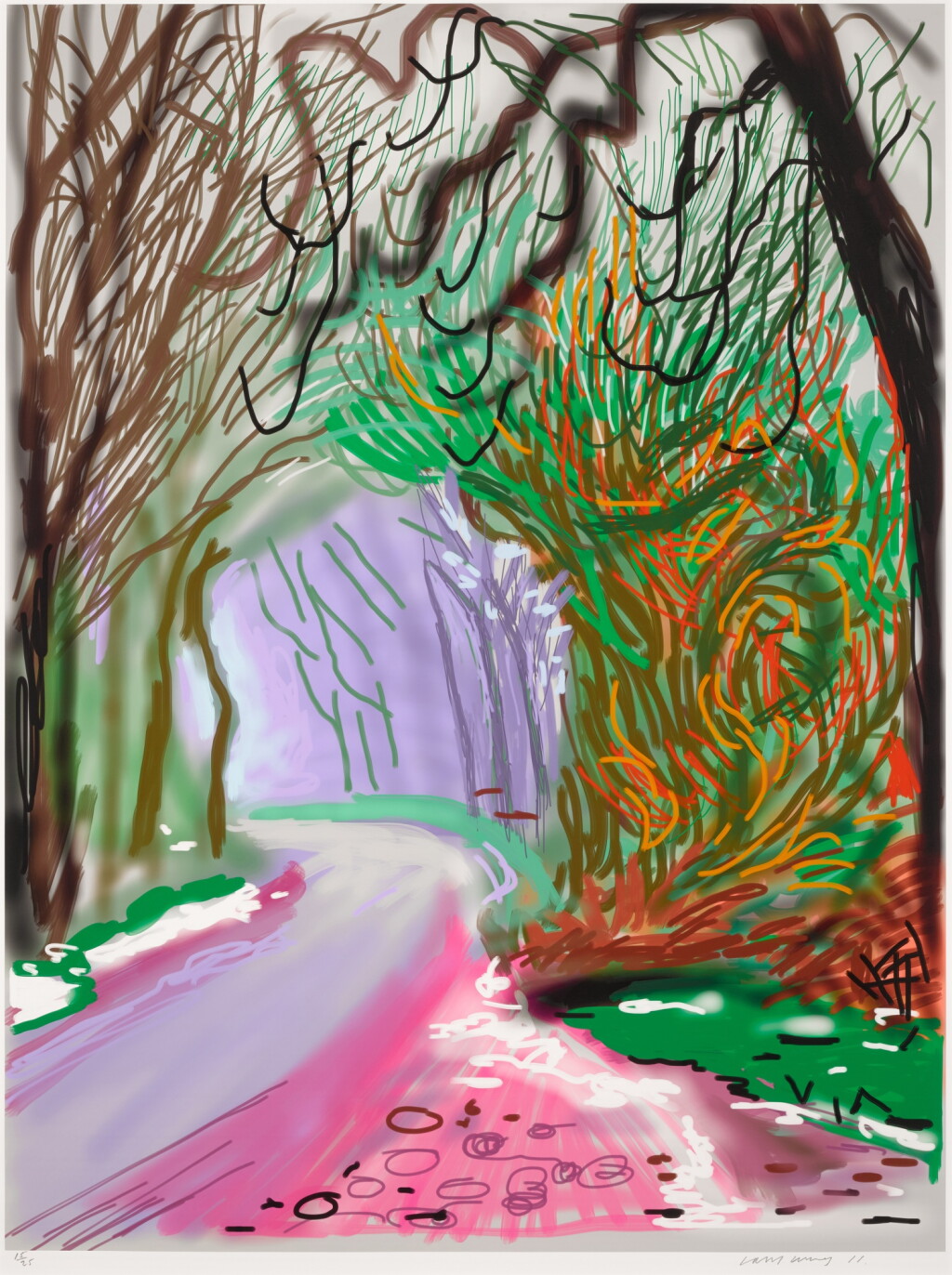 View full screen - View 1 of Lot 116. The Arrival of Spring in Woldgate, East Yorkshire in 2011 (twenty eleven) - 1 January.