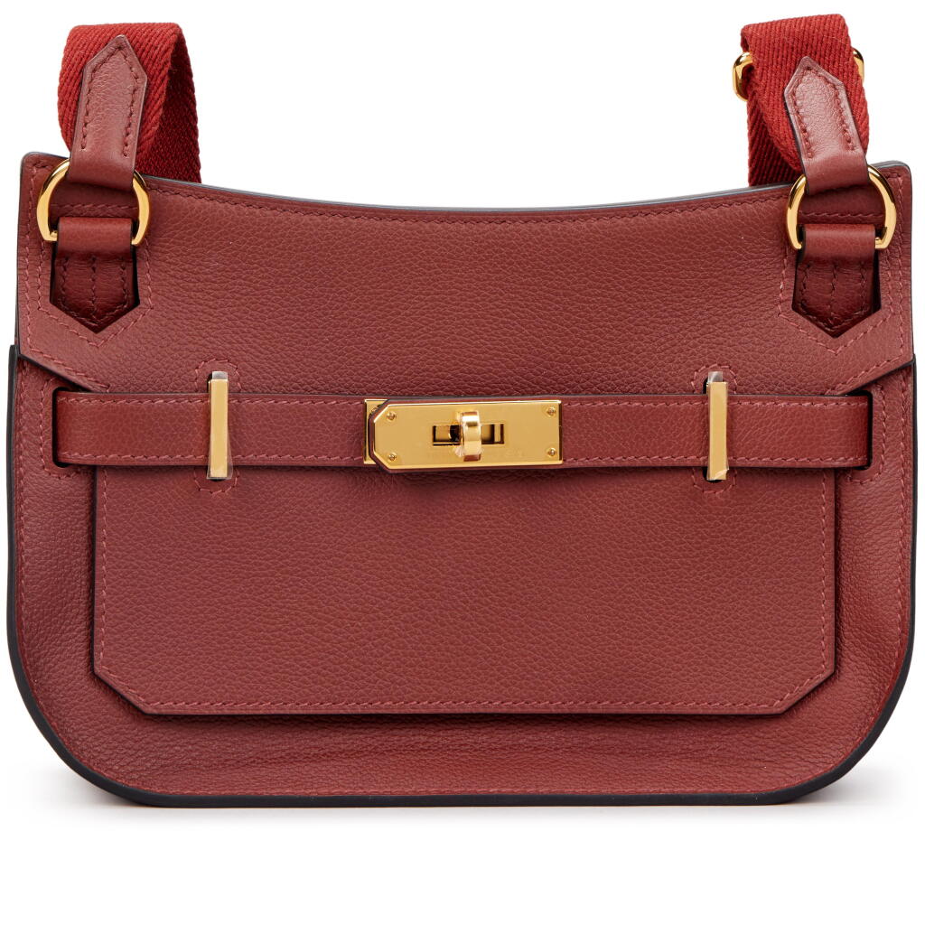 View full screen - View 1 of Lot 36. Rouge H Evercolor Mini Jypsiere Gold Hardware, 2024.
