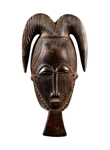 View full screen - View 1 of Lot 23. Masque, Baulé, Côte d'Ivoire | Baule mask, Côte d'Ivoire .