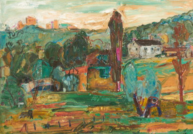 View full screen - View 1 of Lot 116. Vallée de la Chevreuse, 1955 .