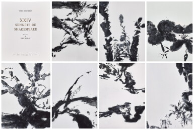 View full screen - View 1 of Lot 2036. Zao Wou-Ki 趙無極 | Vingt-quatre premiers sonnets de Shakespeare dans le traduction de Yves Bonnefoy 伊夫·博尼富伊譯,莎士比亞二十四首十四行詩.