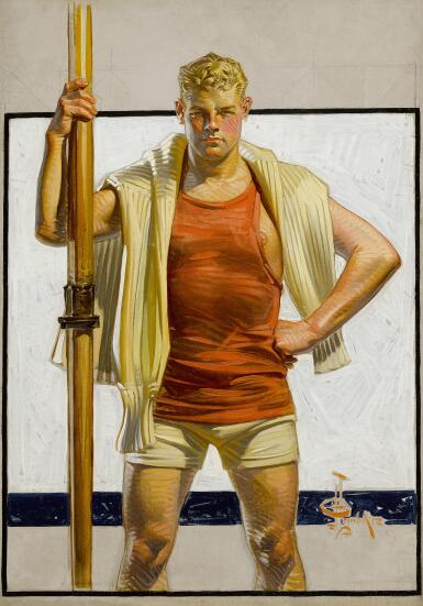 View full screen - View 1 of Lot 347. The Oarsman.
