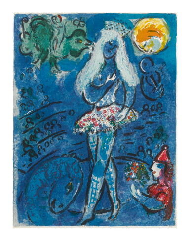 View full screen - View 1 of Lot 44. MARC CHAGALL | THE CIRCUS: ONE PLATE (M. 516; SEE C. BKS. 68).