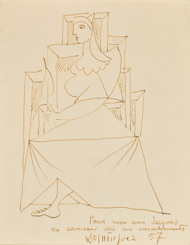 View full screen - View 1 of Lot 37. Femme assise.