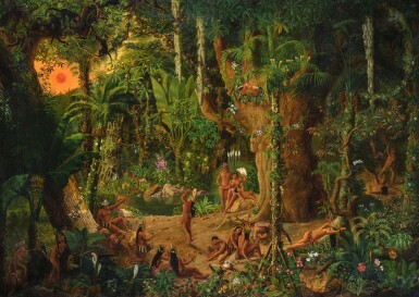 View full screen - View 1 of Lot 75. Amazonian Scene.