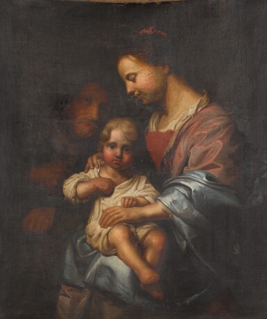 View full screen - View 1 of Lot 37. FOLLOWER OF ABRAHAM BLOEMAERT | THE HOLY FAMILY.