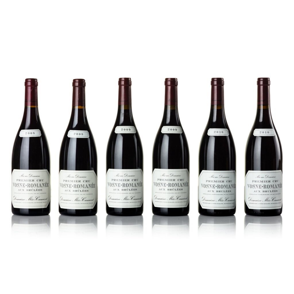 View full screen - View 1 of Lot 410. Vosne Romanée, Aux Brûlées Méo-Camuzet 2008-2010 (6 BT).
