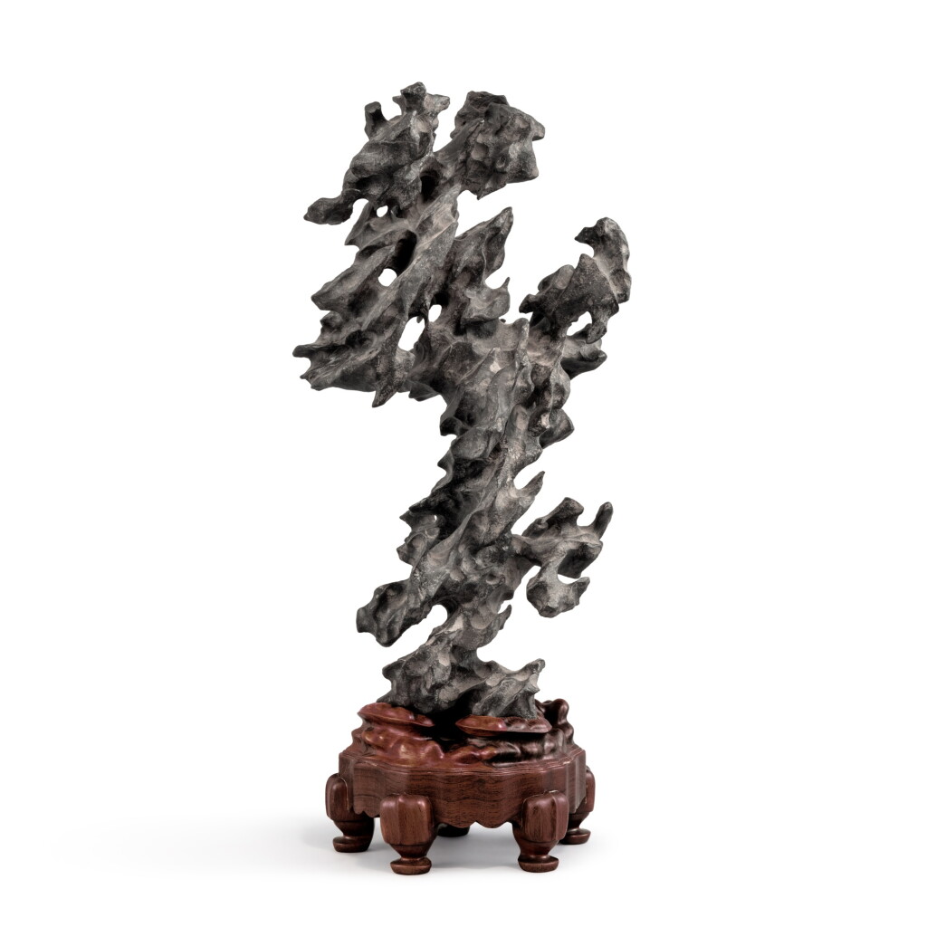 View full screen - View 1 of Lot 160. A large 'ying' scholar's rock.
