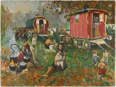 View full screen - View 1 of Lot 254. Gypsies in Ireland.