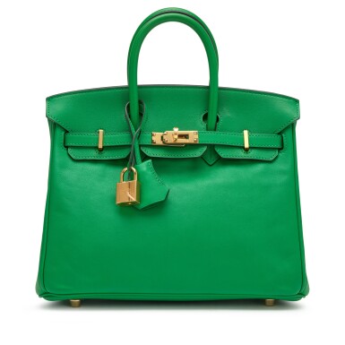 View full screen - View 1 of Lot 116. Bambou Swift Birkin 25 Gold Hardware, 2014.