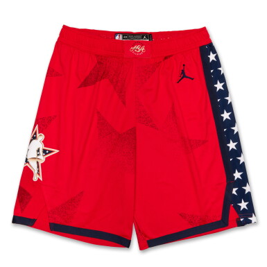 View full screen - View 1 of Lot 66. Jalen Duren Game Worn 2026 'NBA All-Star Game' Shorts | Matched to 2 Games.