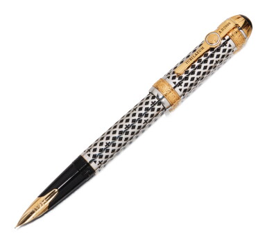 View full screen - View 1 of Lot 81. NAMIKI | A LIMITED EDITION STERLING PLATED AND LACQUER FOUNTAIN PEN, CIRCA 2000.