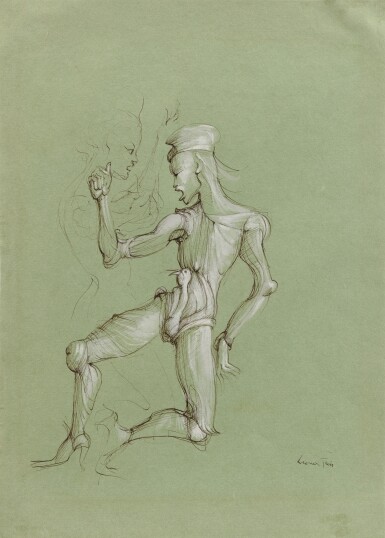 View full screen - View 1 of Lot 151. Deux personnages.