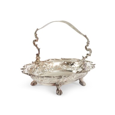 View full screen - View 1 of Lot 182. A George II Silver Basket, James Shruder, London, 1744.