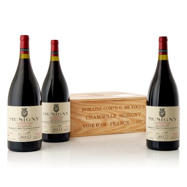 View full screen - View 1 of Lot 7120. Musigny, Cuvée Vieilles Vignes 2017 Comte Georges de Vogüé (3 MAG).