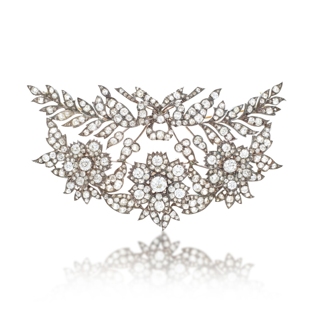 View full screen - View 1 of Lot 635. Diamond Devant-de-Corsage.