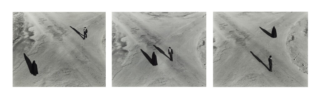 View full screen - View 1 of Lot 58. Couple at Intersection (from the Fervor series) (Triptych).