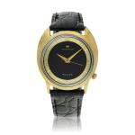 Electric A yellow gold asymmetric wristwatch, Circa 1960 BW5ST