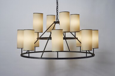 View full screen - View 1 of Lot 152. A Rare Twelve-Light Chandelier.