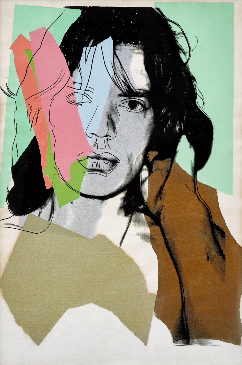 View full screen - View 1 of Lot 5884. Andy Warhol 安迪 · 沃荷 | Mick Jagger 米克 · 賈格爾.