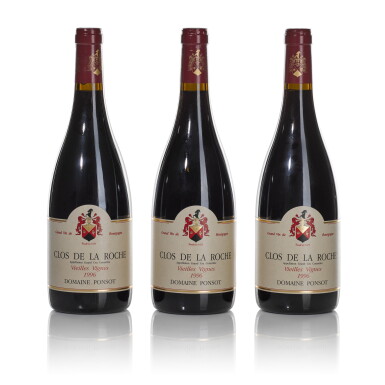 View full screen - View 1 of Lot 126. Clos de la Roche, Cuvée Vieilles Vignes 1996 Domaine Ponsot (12 BT).