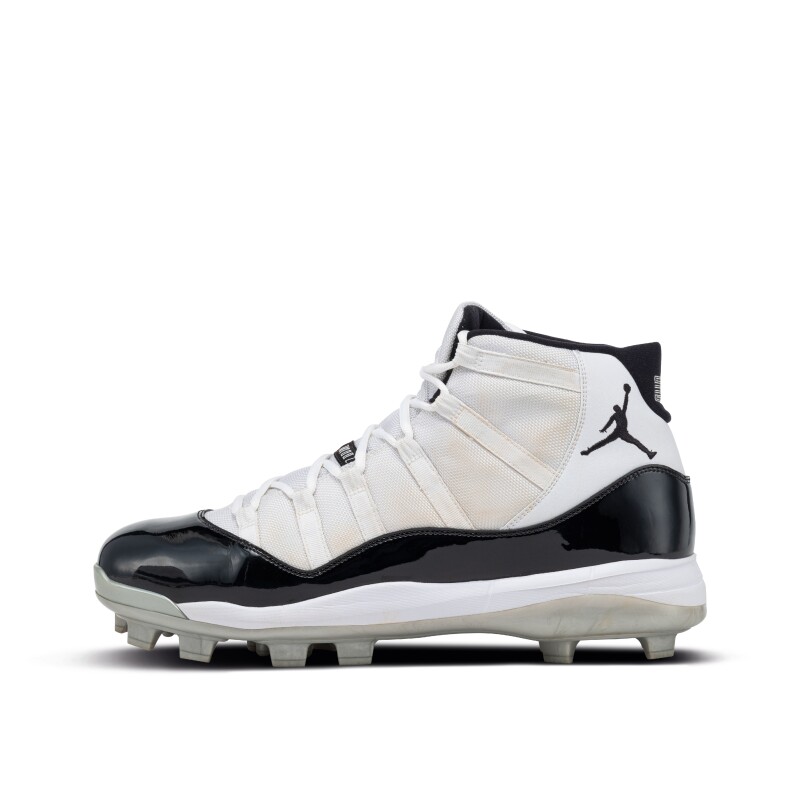 Retro Metal Metal Cleats Black And White Jordan Cleats Nike CC