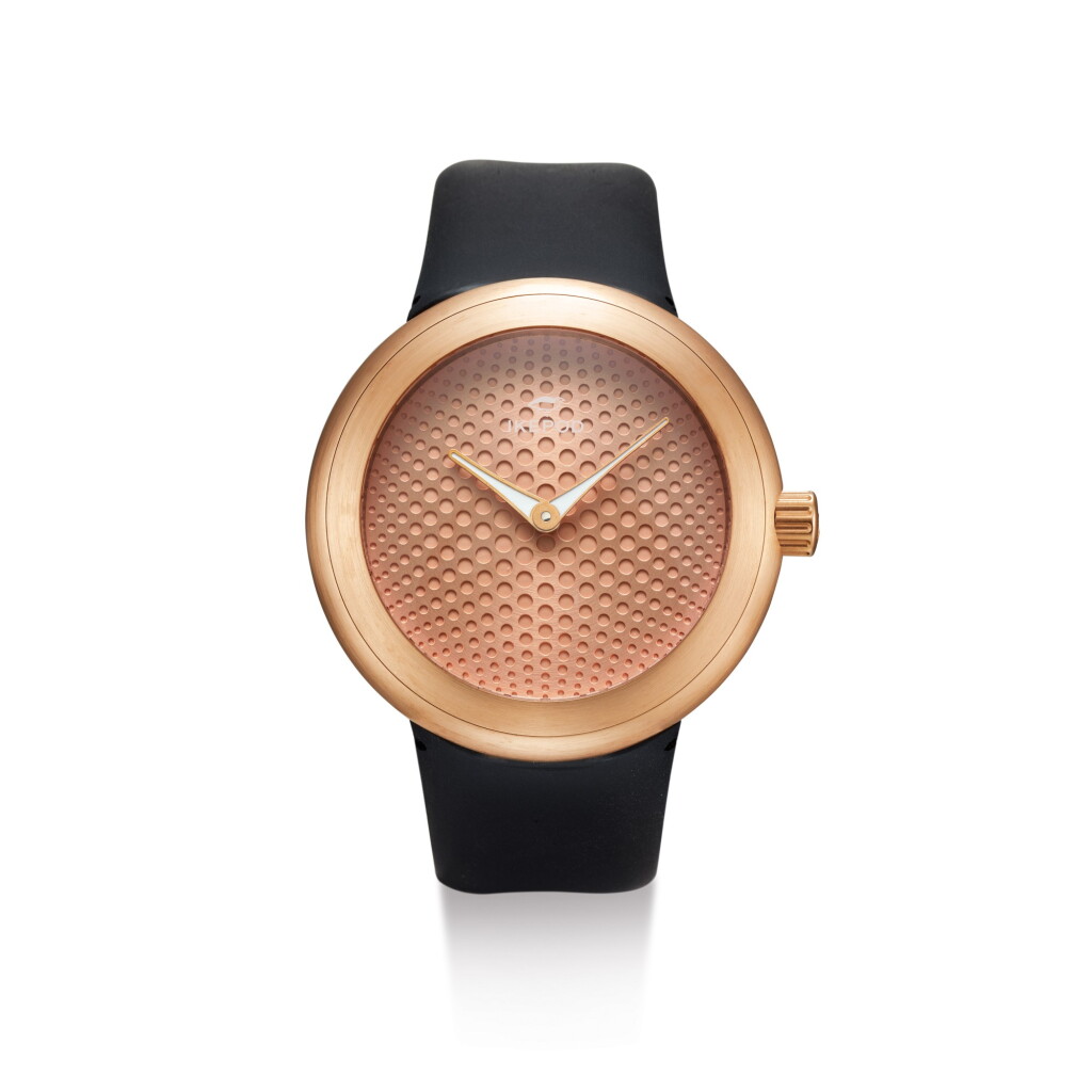 View full screen - View 1 of Lot 8034. IKEPOD | HORIZON, REFERENCE HHR70 | A PINK GOLD WRISTWATCH, DESIGNED BY MARC NEWSON, CIRCA 2013 | Horizon 型號HHR70 粉紅金腕錶,由Marc Newson設計,約2013年製.