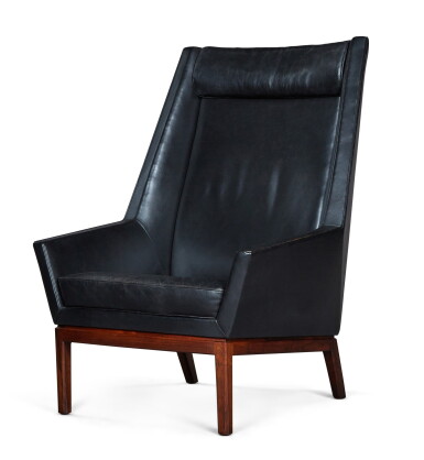 View full screen - View 1 of Lot 177. ERIK KOLLING ANDERSEN | HIGHBACK EASY CHAIR.