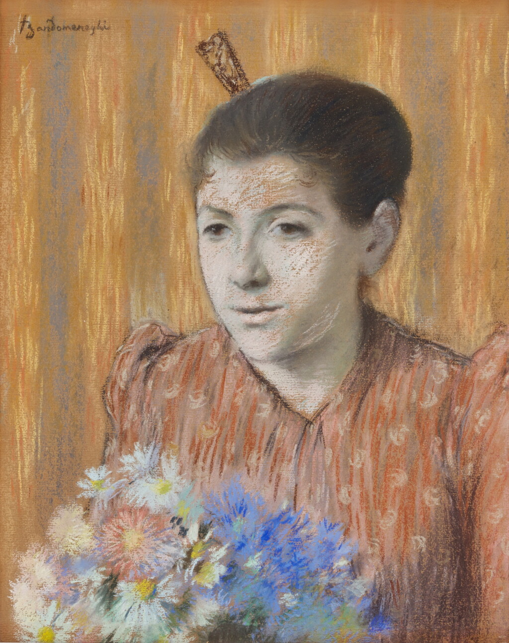 View full screen - View 1 of Lot 231. Federico Zandomeneghi, Young Woman with a.